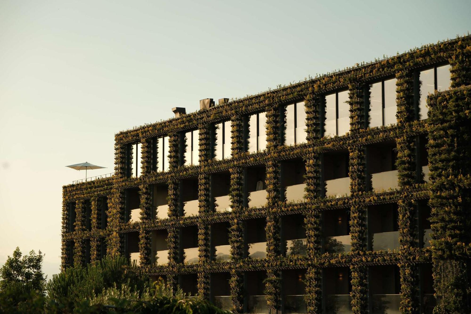 Tsinandali Estate, A Radisson Collection Hotel Esterno foto The green facade of the CaixaForum Madrid
